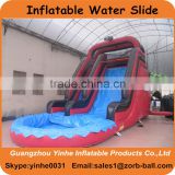 2016 Cheap priate boat theme inflatable slide with pool