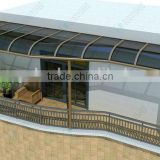 sunnyshed factory terrace Awning for all weather with aluminum polycarbonate