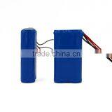 2S1P 7.4V 3Ah Li-ion Battery Pack With PCB and Two Black Wire & Two Red Wire Sanyo UR18650ZTA 3000mAh Samsung 18650-30B 3000mAh