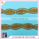 HC-5262-1 Hechun Wedding Dress 8 Shape Fashion White Beaded Trim thumbnail-2