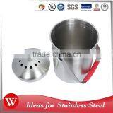 Houseware Factory Home-use 1.0 Gallon Metal Mini Trash Can thumbnail-1