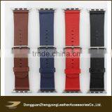 ZY-24818 Custom Leather Watchbands for Apple Watch With Classic Buckle