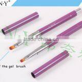 ANY Nail Art Beauty Care Metal Handle Oval Nylon Nail Brush UV Gel Nails thumbnail-2