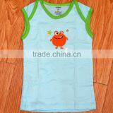 Baby Cloths Sleeveless Printed Cotton Tshirts for Baby thumbnail-5