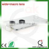 For Samsung s5 Mobile Wide Angle Macro Lens With Clip Lens