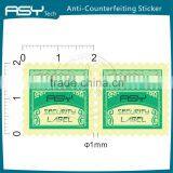 Texture Watermark Fiber Security Label thumbnail-3