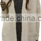 Malange Effect,soft Hand Feeling,cotton Blend,ladies' Cardigan thumbnail-1