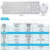 1000 DPI Water-proof Chocolate Keys Silent 2.4G Wireless Keyboard and Mouse Combo thumbnail-6