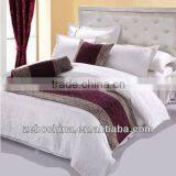 Nantong Factory Price White Color Wholesale Hotel Design Cotton Bed Sheet thumbnail-2