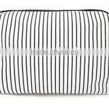 Fashion Strips Canvas Cosmetic Bag thumbnail-5