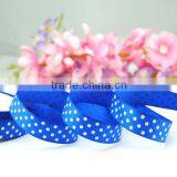 Popular White Dotted Grosgrain Ribbon to Make Pre-tied Ribbon Bows thumbnail-2