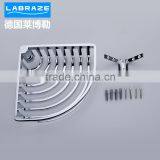 LABRAZE LE8012 Triangle Corner Bathroom Rack With Chrome Plating thumbnail-4