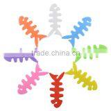 Fish Bone Silicone Earbud Cable Winder / Earphone Cord Winder / Cable Wire Organizer thumbnail-6