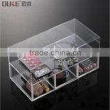 manufacture supply 2 tier finger drawer acrylic storage box