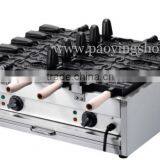 10pcs Fish Waffle Commercial Use Non-stick 110v 220v Electric Ice Cream Taiyaki Baker