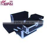 Customization Retractable Handle 4 Tiers Beauty Professional Makeup Case With Wheels thumbnail-2