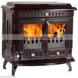 enamel wood burning stoves, double door non-boiler stove, wood fire place