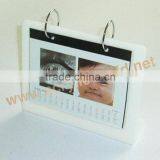 Customized table top print holder acrylic calendar frames holder