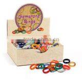 Gemstone Rings, 144pcs Assorted per Display