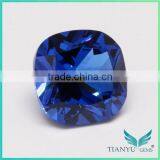 Wuzhou Gems Processing Loose 112# Burma Blue Synthetic Spinel Rough Gemstone thumbnail-2