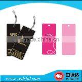 Custom Smart UHF RFID Paper Hang Tags for Clothing Management thumbnail-1