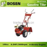 6.5HP Gasoline Rotovator Cultivator with Rotary Hoe