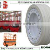 5.00-8 Price Tire, Solid Tires With Rim With Brake,tire for Lifting Platform