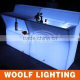 Waterproof Glowing PE Wine Table Led Bar Counter