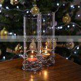 Glass Tea Light Mini Candle Holder Wedding Centerpiece thumbnail-1
