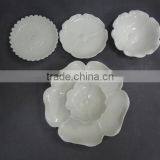 White Ocean Series Porcelain Bowls and Plates thumbnail-4