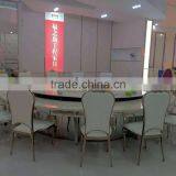 Big Size Round Metal Frame Marble Wedding Table thumbnail-1