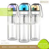 Transparent Clear 350Ml Glass Bottle For Juice thumbnail-6