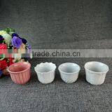 Wholesale Bulk 12 PCS White And Pink Style Ceramic Porcelain Mini Tea Cup Set In Gift Box thumbnail-1