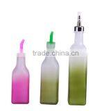 New Designed Hot Selling Glass Olive Bottle With Plastic Cap thumbnail-1