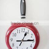 Innovate Most Popular Metal Skillet Frying Pan Kitchen Clock Wall Clock thumbnail-5