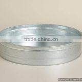 round metal new design tray with rope handle