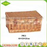 Wholesale High Quality Custom Cheap Empty Wicker Empty Bulk Picnic Baskets thumbnail-6