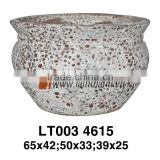 Vietnam Pottery Wholesale Garden Decorative Rustic Large Cookie Jar