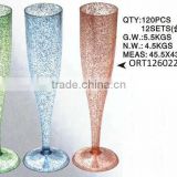 fancy design plastic goblet
