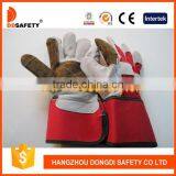 DDSAFETY 2017 Cow Split Leather Reinforced Gloves Safety Working Gloves thumbnail-1