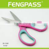 S1-1143 5.5 Inch 2Cr13 Stainless Steel Blade With PP+TPR Plastic Handle Kid Scissors thumbnail-2