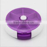 Custom Round 7 Compartment Plastic Medicine Storage Pill Box,custom Practical Plastic Seven Days Pill Box,plastic Pill Box thumbnail-5