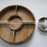2016 Hot Selling Natural Bamboo Turn Tables