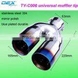 Auto Stainless Steel Exhaust Muffler Tips thumbnail-2