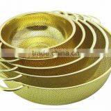 Customized Coluor 6pcs in a Set Stainless Steel 201 Vegetable Colander thumbnail-1