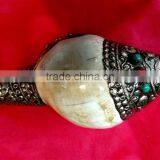 Best Selling White Conch Silver Added Shankha thumbnail-3