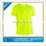 100% Polyester Sports T-shirt, Blank Dry Fit T-shirt for Men