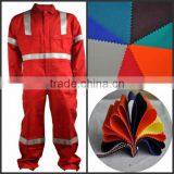 NFPA2112 88%cotton 12%nylon Fireproof Coverall With Reflective Tapes for Firefighters thumbnail-1