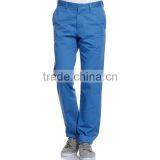 2017 High Quality Custom Men's Slim Pants Blue Casual Trousers Direct Supplier thumbnail-1