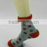 Lady Crew Socks Women Socks Ruffle Socks With Bow on Leg thumbnail-1